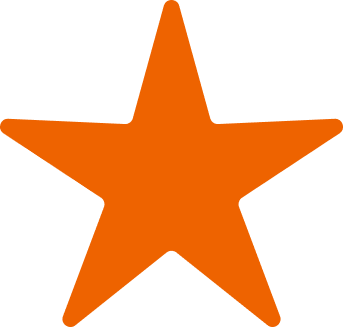 Orange star background
