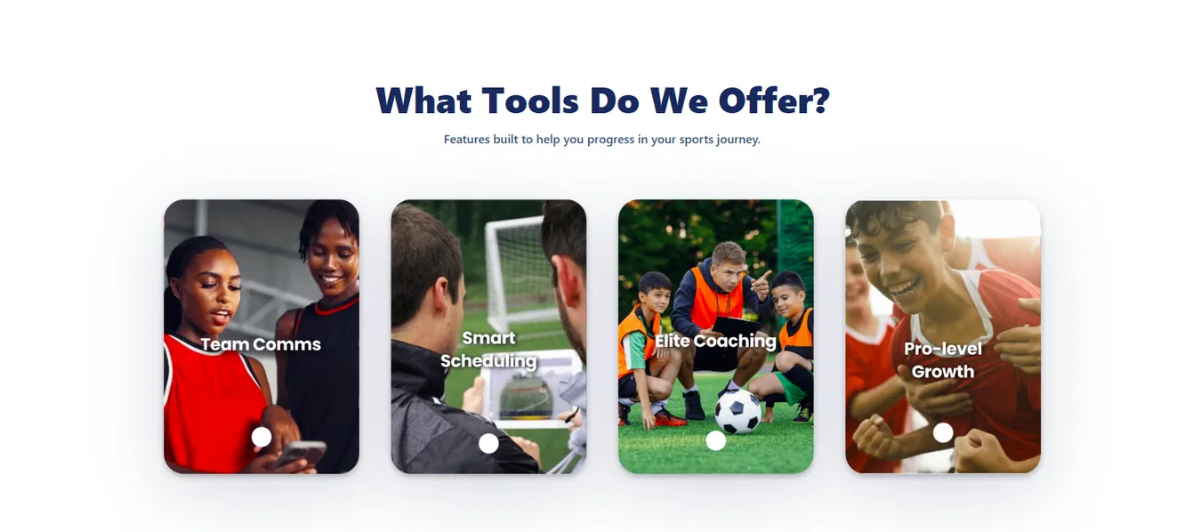A second view of the Spex marketing site