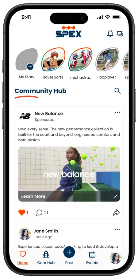The same sponsored post with its Learn More call to action revealed
