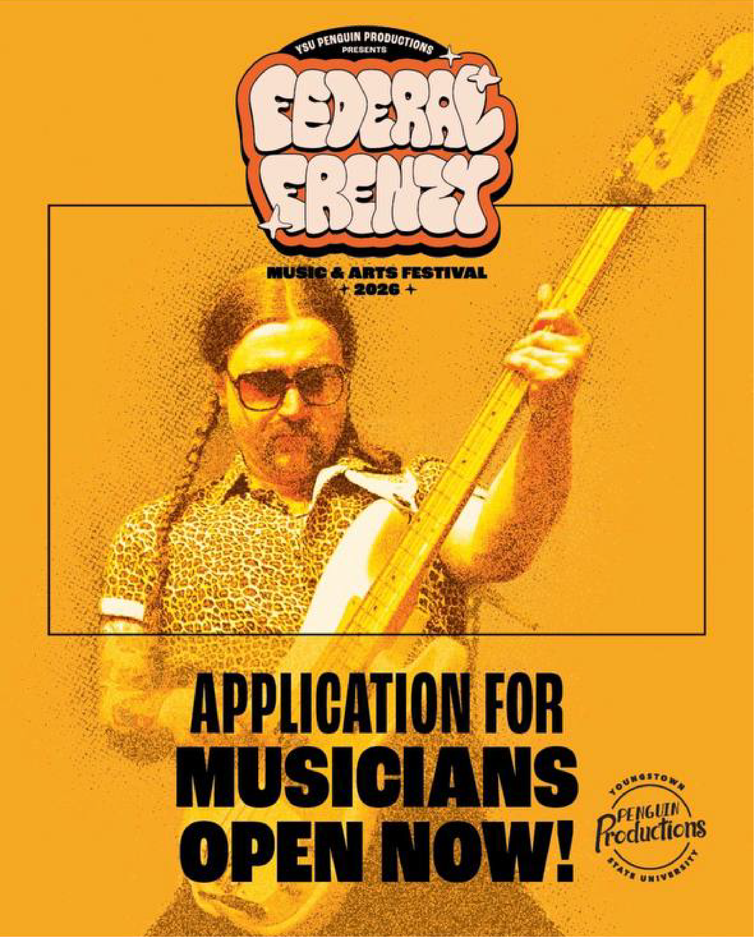 Musicians Wanted Poster YSU Federal Frenzy